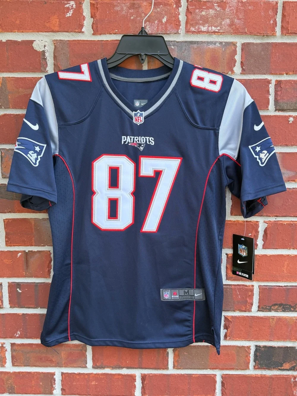 NWT Nike NFL New England Patriots Youth M (10-12) #87 Rob Gronkowski Jersey P6